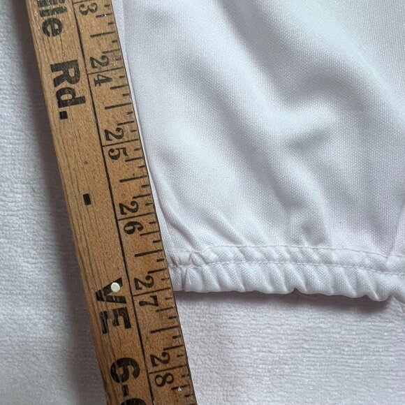 All Star Baseball Pants White BSP2A Size Large Ankle Length Elastic Cuff 30 x 27 - Picture 8 of 11